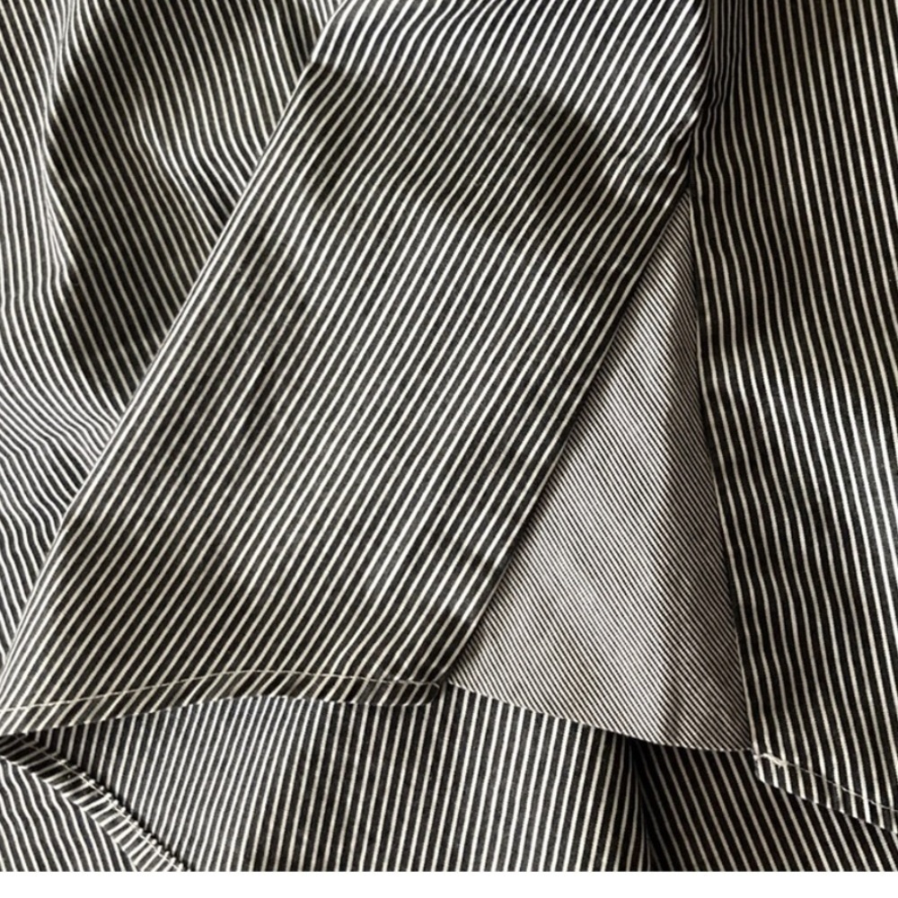 J. Mclaughlin Top Striped Button Front Cotton Tun… - image 7